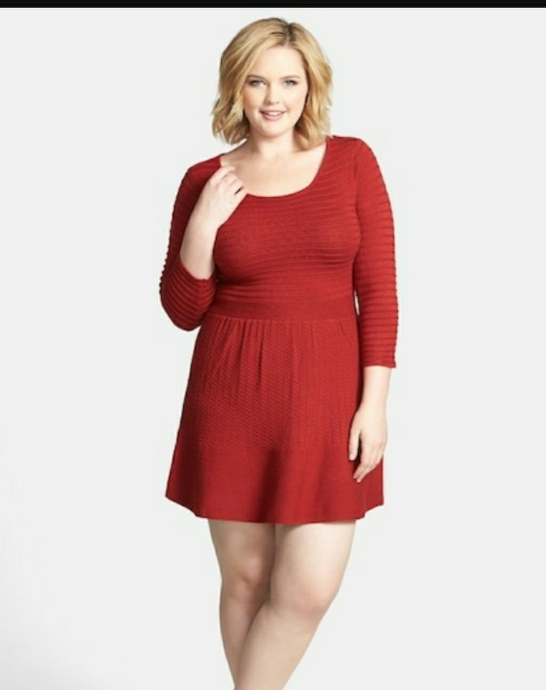 Jessica Simpson red Sweater dress - Picture 5 of 5